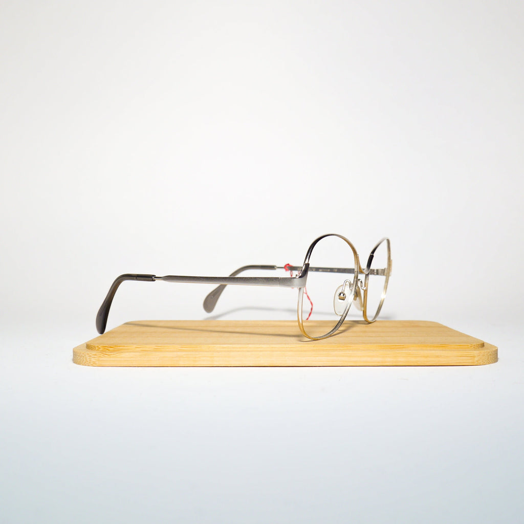 VINTAGE Optura ® premium silver eyeglasses 1970s | silver metal frames | retro glasses frames | oversize eyeglasses 52-16-125