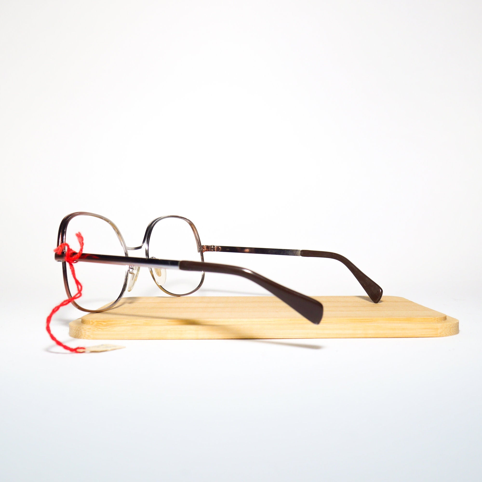 VINTAGE Böhler premium eyeglasses from 1970s | purple and silver ombre metal frames | retro glasses frames | oversize eyeglasses 52-18-125