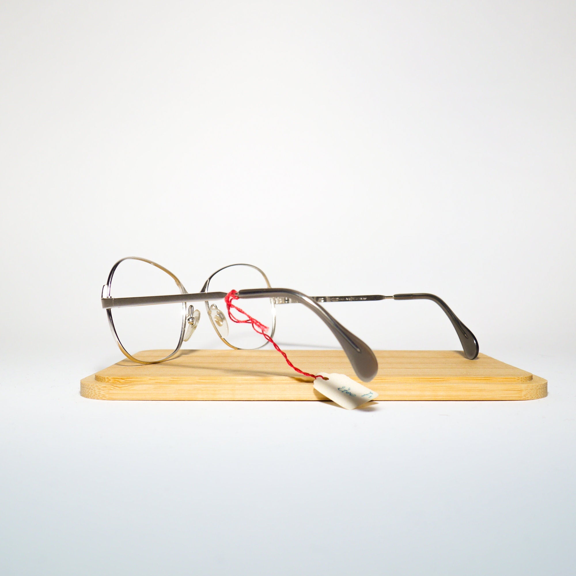 VINTAGE Optura ® premium silver eyeglasses 1970s | silver metal frames | retro glasses frames | oversize eyeglasses 52-16-125