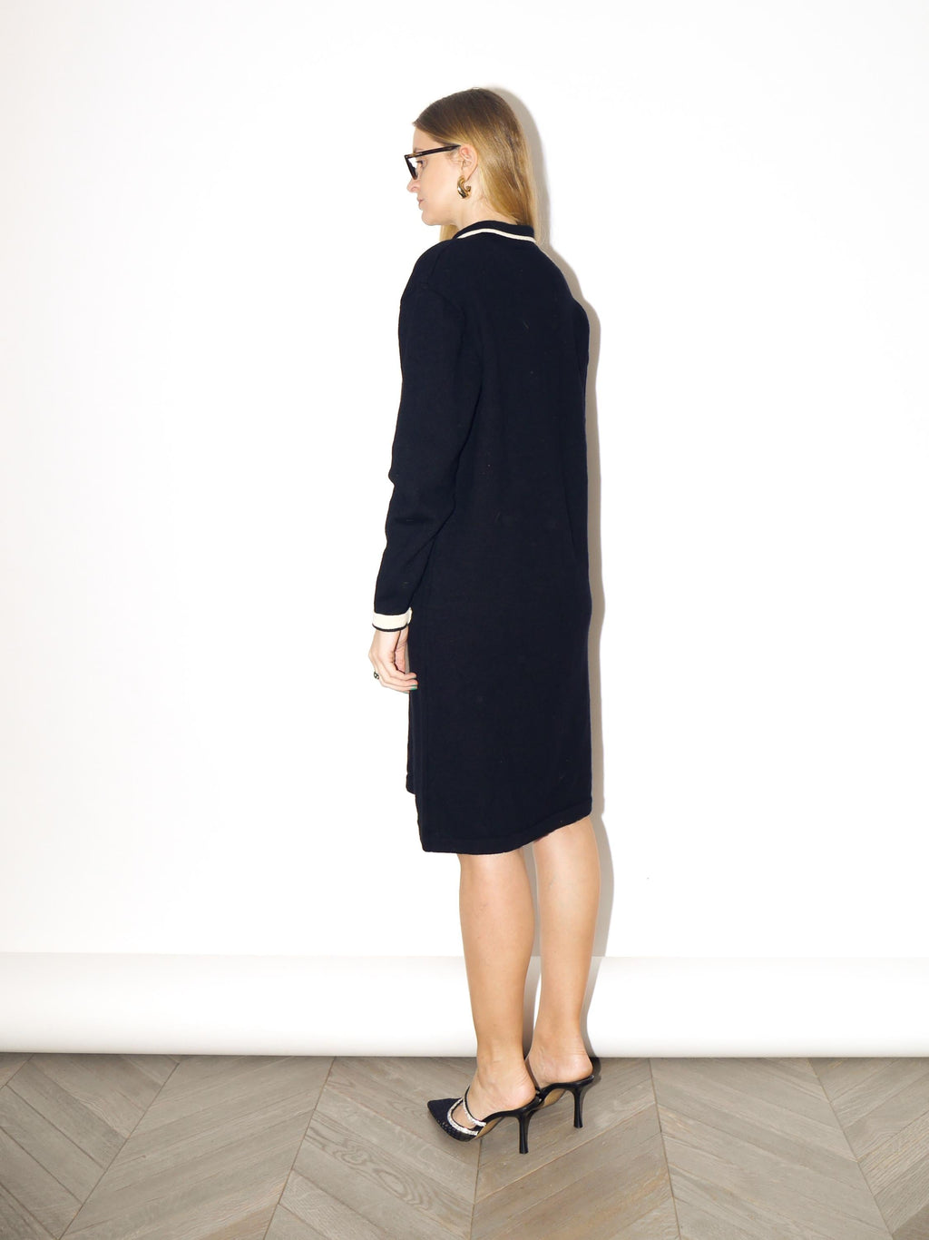 VINTAGE Black Wool Dress from 1990s | Black Mini Dress by Clifford & Wills®